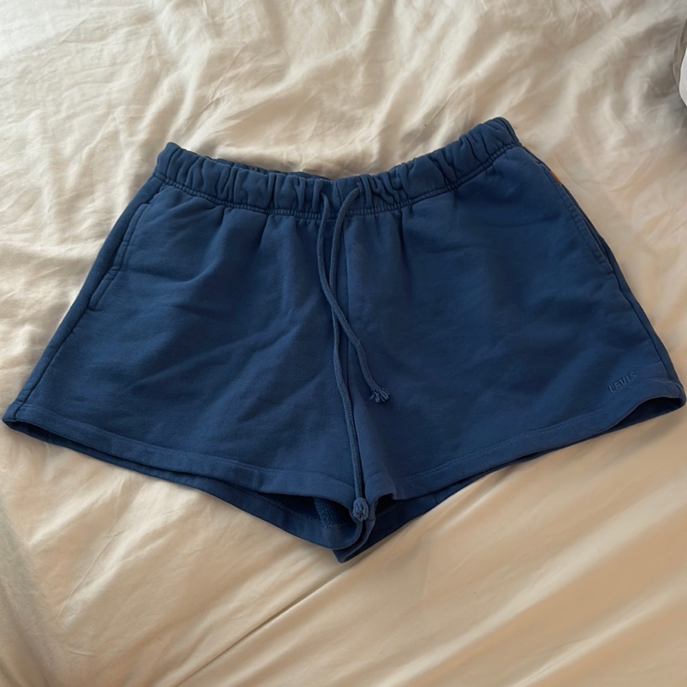 Blue Levi’s Sweat Shorts